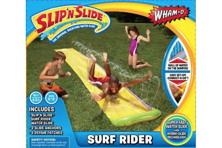 Wham O XL Triple Wave Rider Slip n Slide Outdoor For Kids